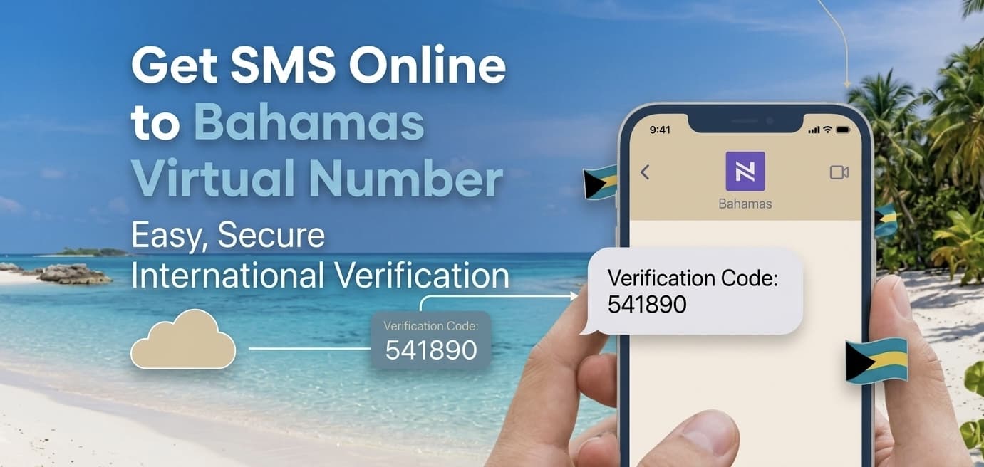 How to Receive SMS Online to Bahamas Virtual Number